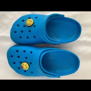 Blue crocs size J2